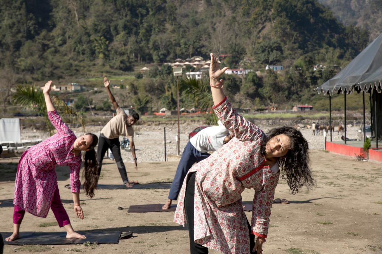 Riverside Swiss Camps "Adventure Bear Buddies" Rishikesh Bagian luar foto